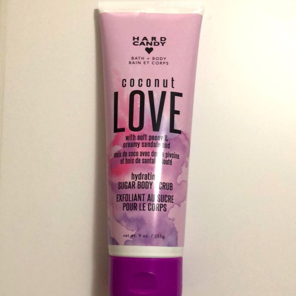 Body Scrub Hard Candy Coconut Love with peony&creamy sandalwood New